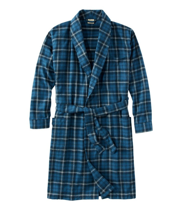 Men's Scotch Plaid Flannel Robe