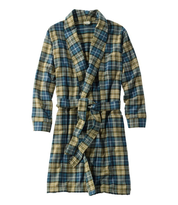 Men's Scotch Plaid Flannel Robe