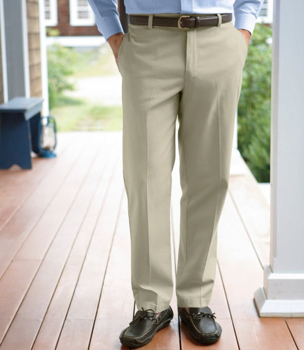 Men's Wrinkle-Free Double L® Chinos, Classic Fit, Plain Front
