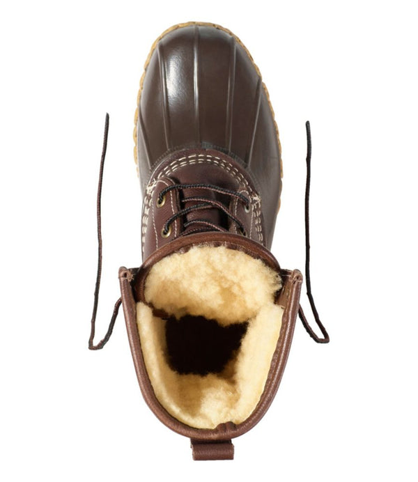 Women's Bean Boots, 10" Shearling-Lined