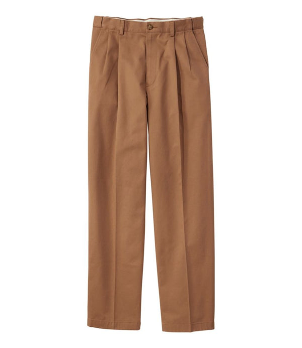 Men's Wrinkle-Free Double L® Chinos, Natural Fit, Hidden Comfort, Pleated