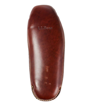 Men's Bison Double-Sole Slippers, Shearling-Lined