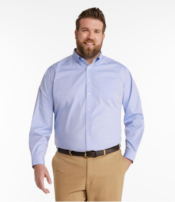 Men's Wrinkle-Free Pinpoint Oxford Cloth Shirt, Traditional Fit