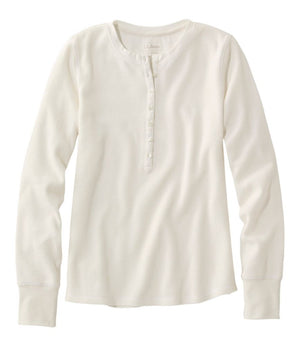 Women's Waffle-Knit Henley
