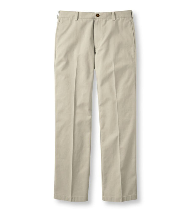 Men's Wrinkle-Free Double L® Chinos, Standard Fit, Plain Front