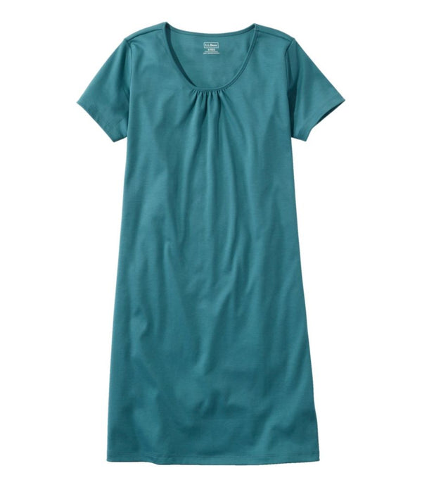 Women's Supima Nightgown, Short-Sleeve