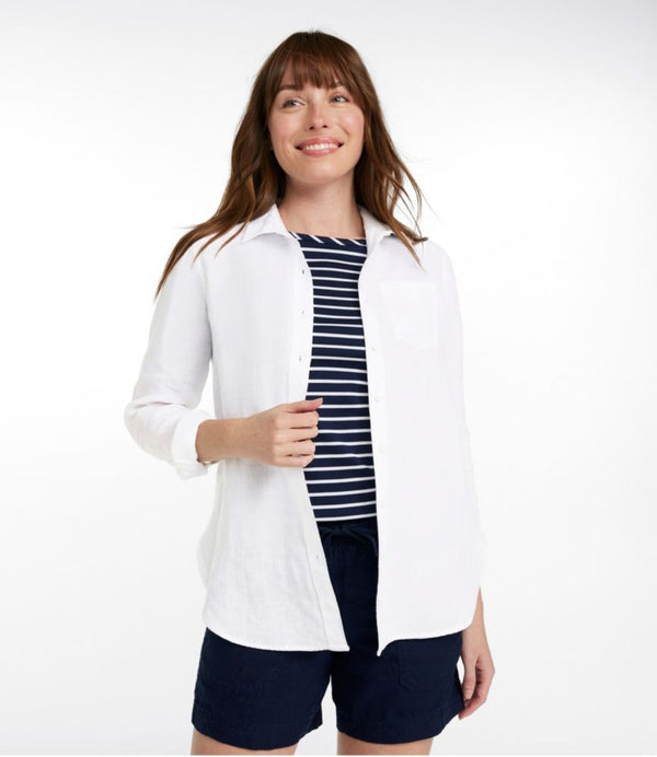 Women's Premium Washable Linen Shirt, Tunic