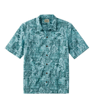 Men's Tropics Shirt, Short-Sleeve Print