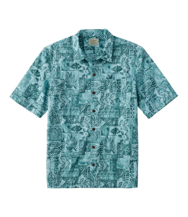 Men's Tropics Shirt, Short-Sleeve Print