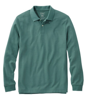 Men's Premium Double L® Polo, Long-Sleeve Without Pocket