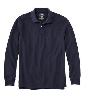 Men's Premium Double L® Polo, Long-Sleeve Without Pocket