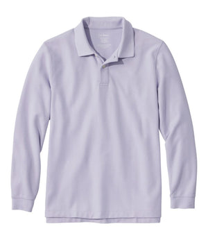 Men's Premium Double L® Polo, Long-Sleeve Without Pocket