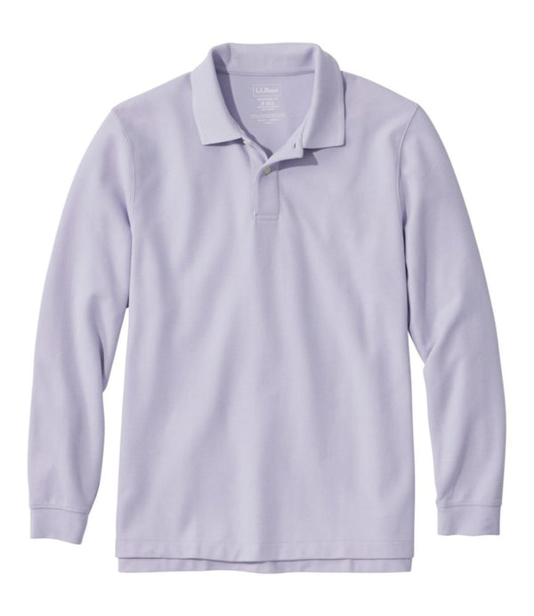 Men's Premium Double L® Polo, Long-Sleeve Without Pocket