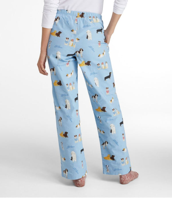 Women's L.L.Bean Flannel Sleep Pants, Print