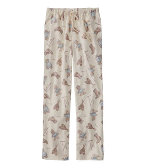 Women's L.L.Bean Flannel Sleep Pants, Print