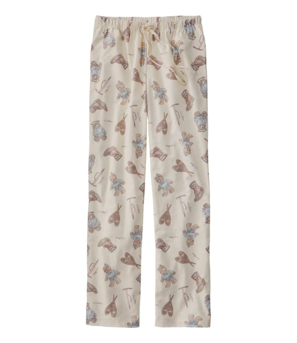Women's L.L.Bean Flannel Sleep Pants, Print