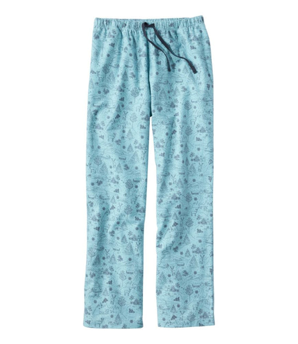 Women's L.L.Bean Flannel Sleep Pants, Print