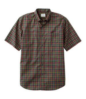 Men's Wrinkle-Free Kennebunk Sport Shirt, Traditional Fit Short-Sleeve Check