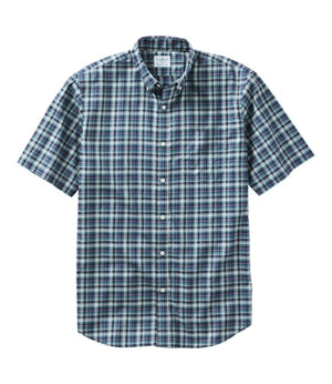 Men's Wrinkle-Free Kennebunk Sport Shirt, Traditional Fit Short-Sleeve Check
