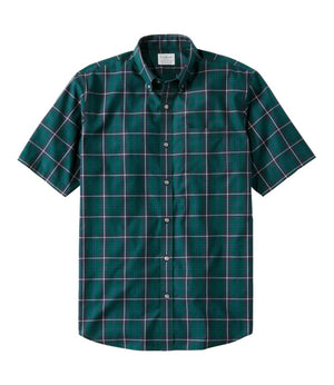 Men's Wrinkle-Free Kennebunk Sport Shirt, Traditional Fit Short-Sleeve Check