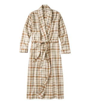 Women's Scotch Plaid Flannel Robe
