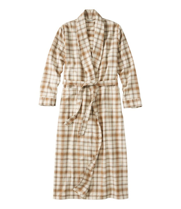 Women's Scotch Plaid Flannel Robe