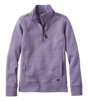 Women's Quilted Quarter-Zip Pullover