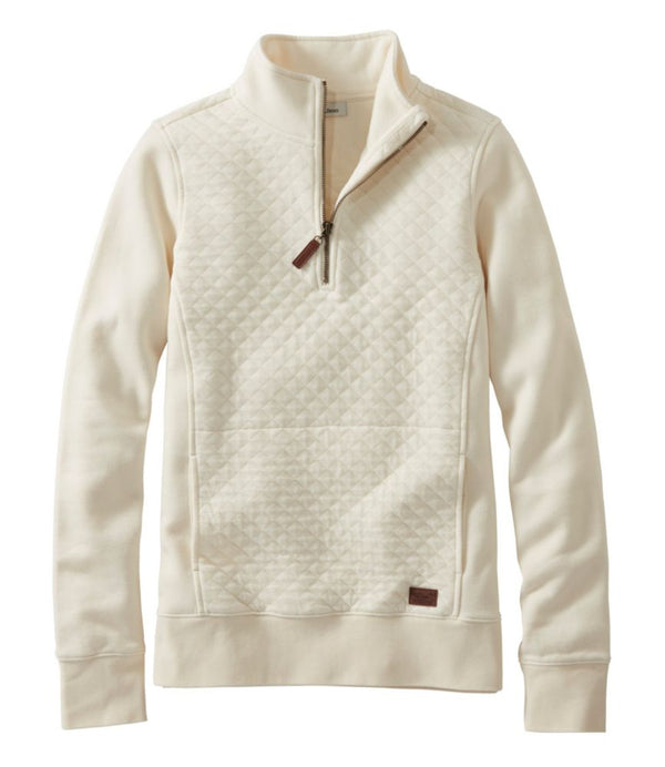 Women's Quilted Quarter-Zip Pullover
