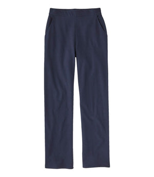 Women's Perfect Fit Pants, Fleece-Backed Straight-Leg