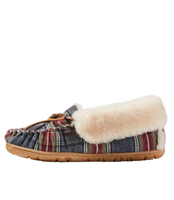 Women's Wicked Good Moccasins, Plaid