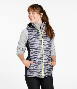Women's PrimaLoft Packaway Long Vest, Print