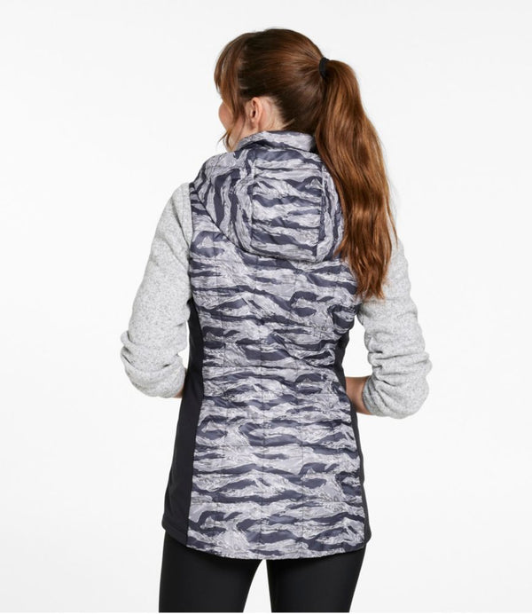Women's PrimaLoft Packaway Long Vest, Print