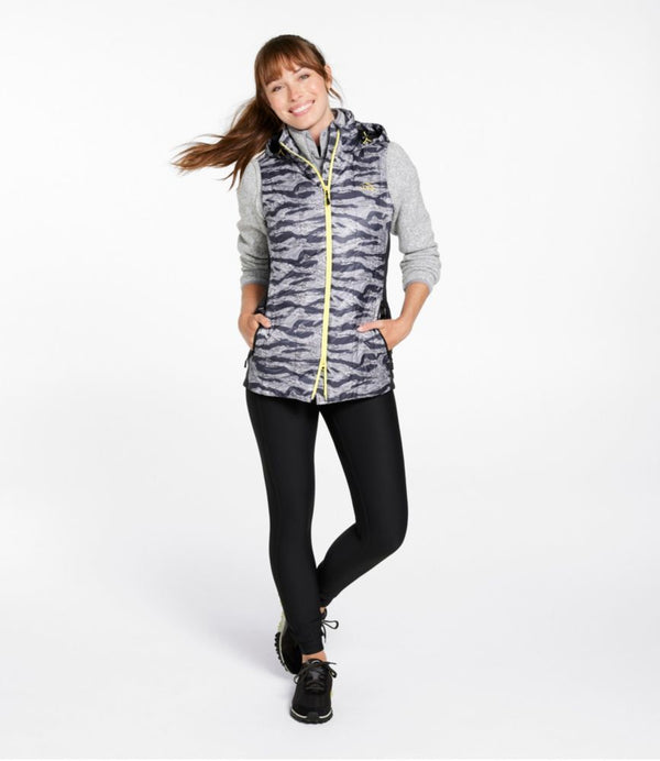 Women's PrimaLoft Packaway Long Vest, Print