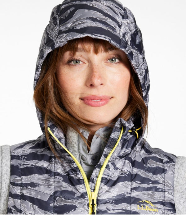 Women's PrimaLoft Packaway Long Vest, Print
