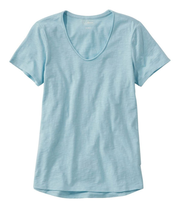 Women's Organic Cotton Tee, V-Neck Short-Sleeve