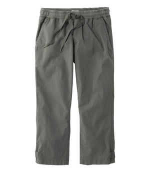 Women's Stretch Ripstop Pull-On Capri Pants, Slim-Leg