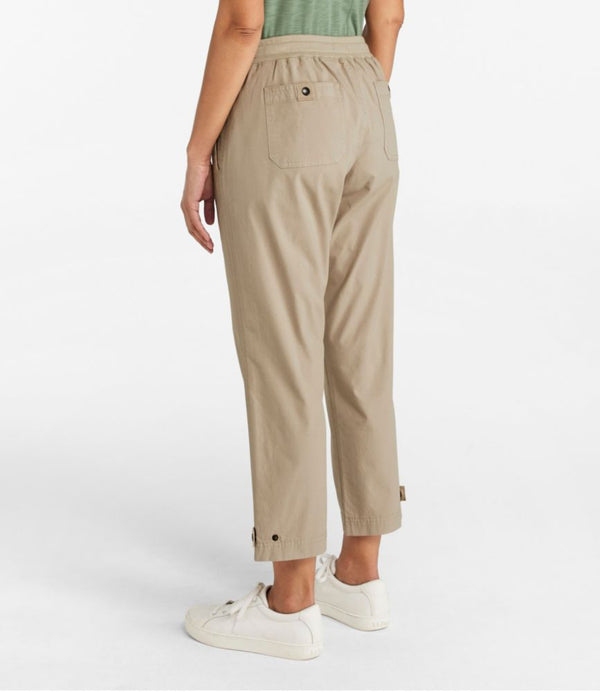 Women's Stretch Ripstop Pull-On Capri Pants, Slim-Leg