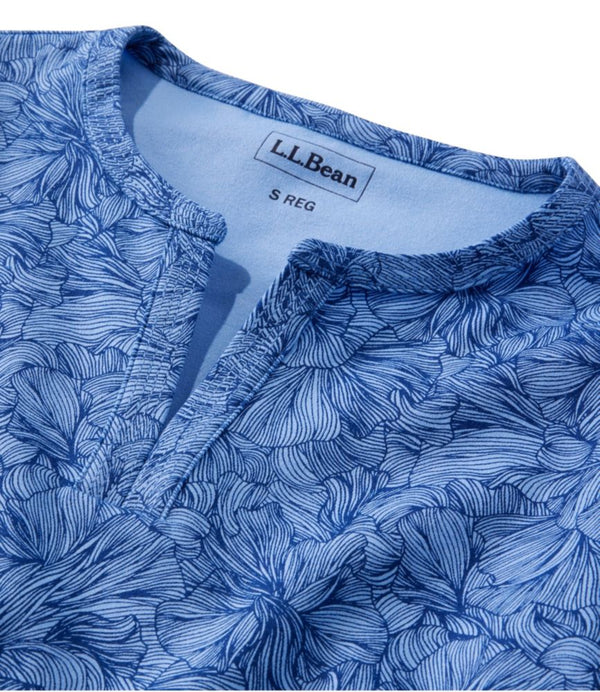 Women's L.L.Bean Tee, Three-Quarter-Sleeve Splitneck Tunic Print