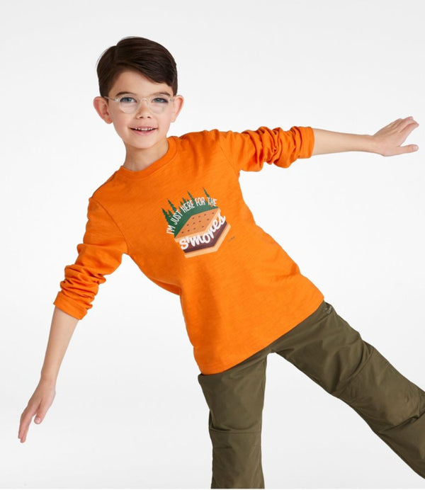 Kids' Graphic Tee, Long-Sleeve Glow-in-the-Dark