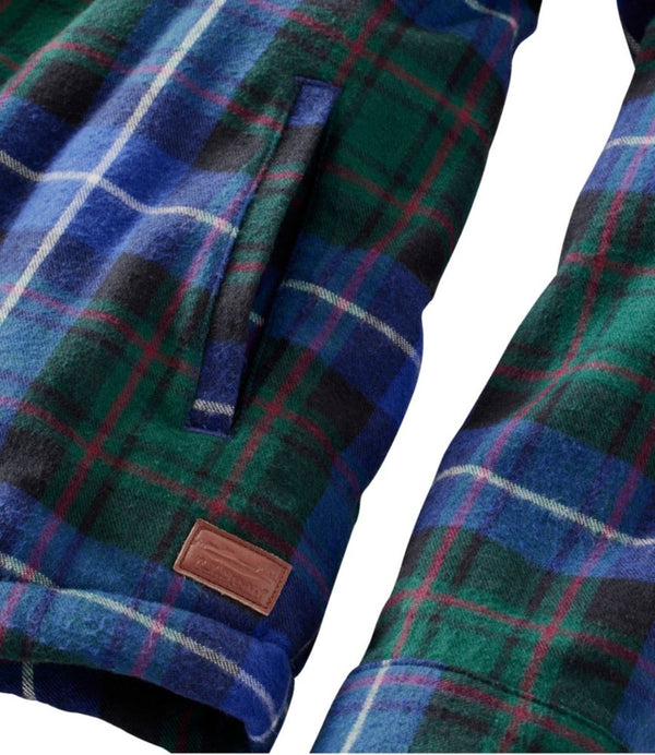 Women's Scotch Plaid Shirt, Sherpa-Lined