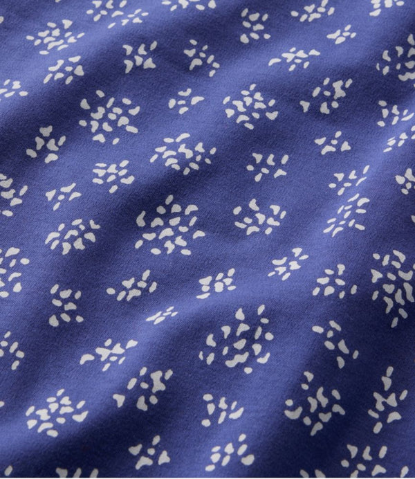 Women's L.L.Bean Jewelneck Tee, Elbow-Sleeve Print