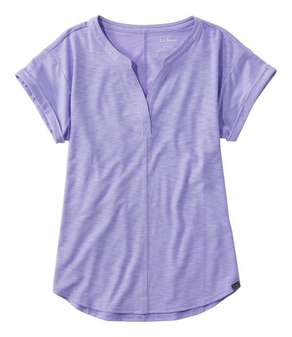 Women's Streamside Tee, Short-Sleeve Splitneck