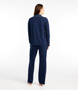 Women's Super-Soft Shrink-Free Pajama Set, Button-Front