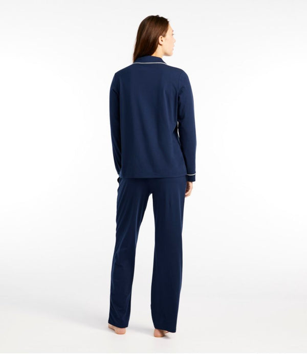Women's Super-Soft Shrink-Free Pajama Set, Button-Front