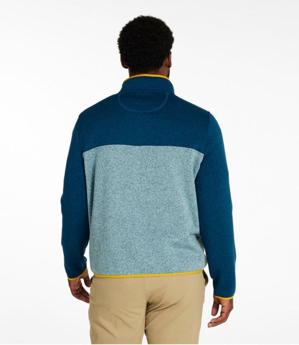 Men's L.L.Bean Sweater Fleece Pullover, Colorblock