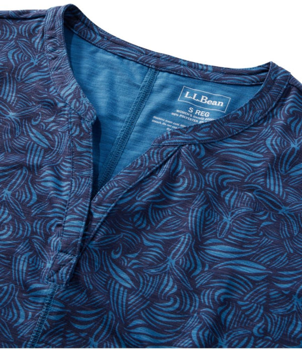Women's Streamside Tee, Short-Sleeve Splitneck Print