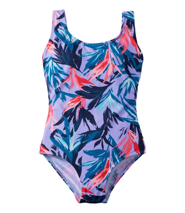 Women's BeanSport Swimwear, Scoopneck Tanksuit Print