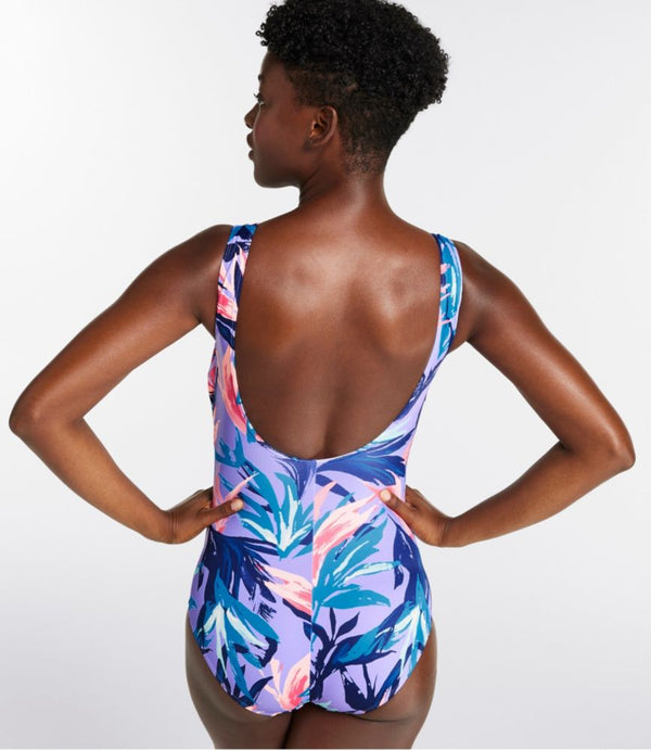 Women's BeanSport Swimwear, Scoopneck Tanksuit Print