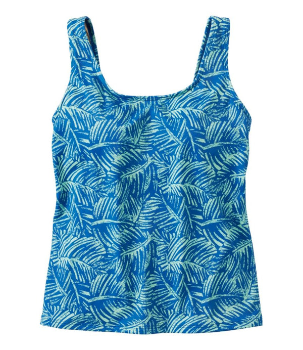 Women's BeanSport Swimwear, Scoopneck Tankini Top Print