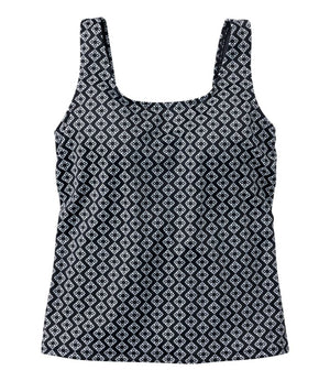 Women's BeanSport Swimwear, Scoopneck Tankini Top Print